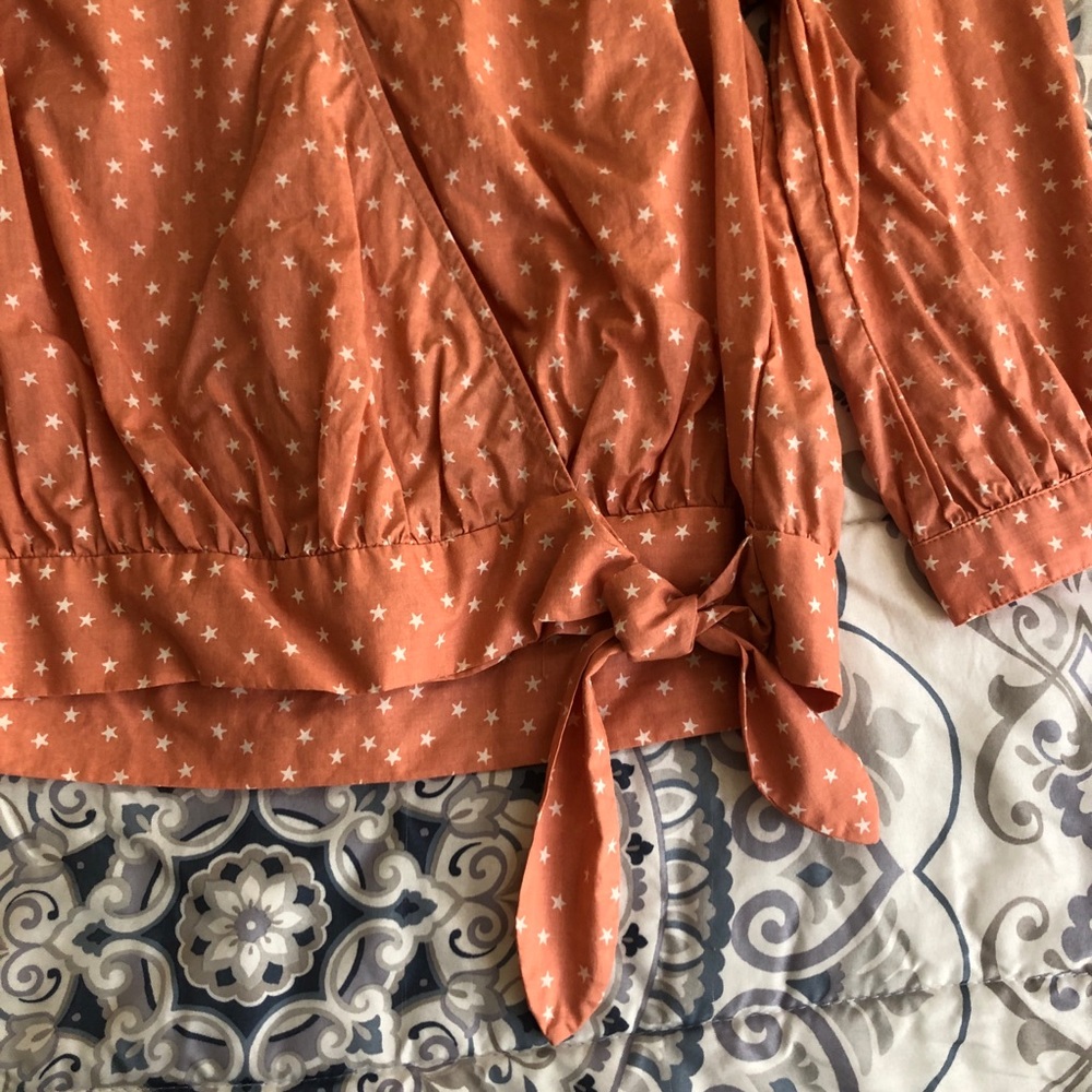 Madewell Star Scatter Wrap Top - Picture 5 of 6